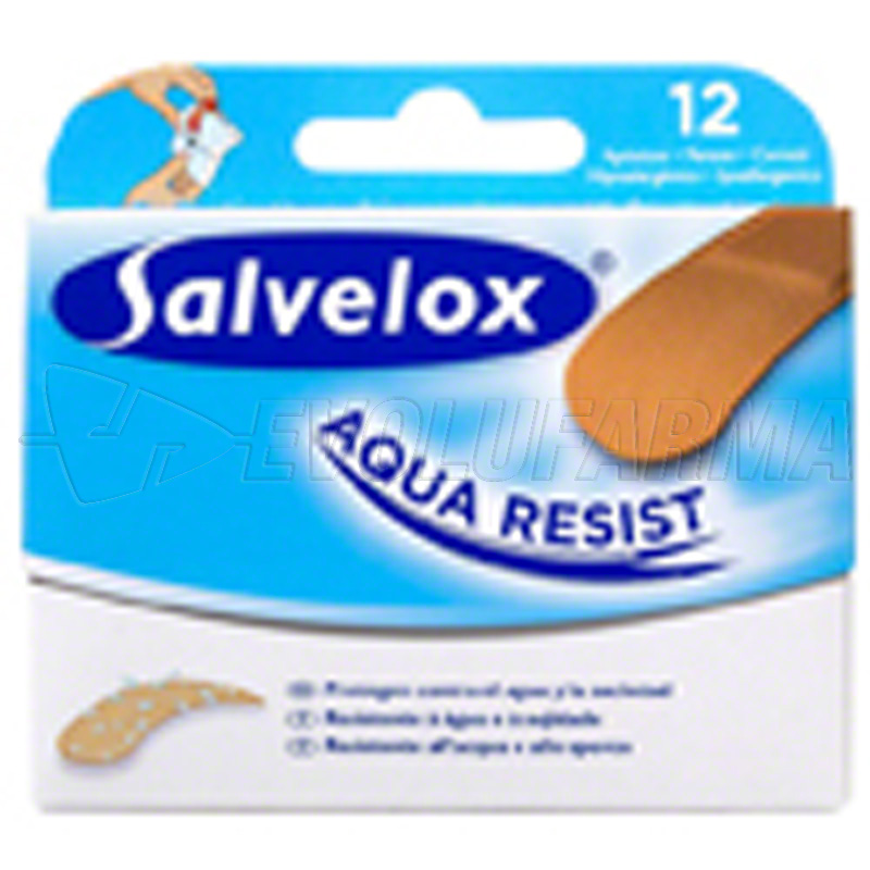 SALVELOX AQUA RESIST APOSITO, 12 Unidades