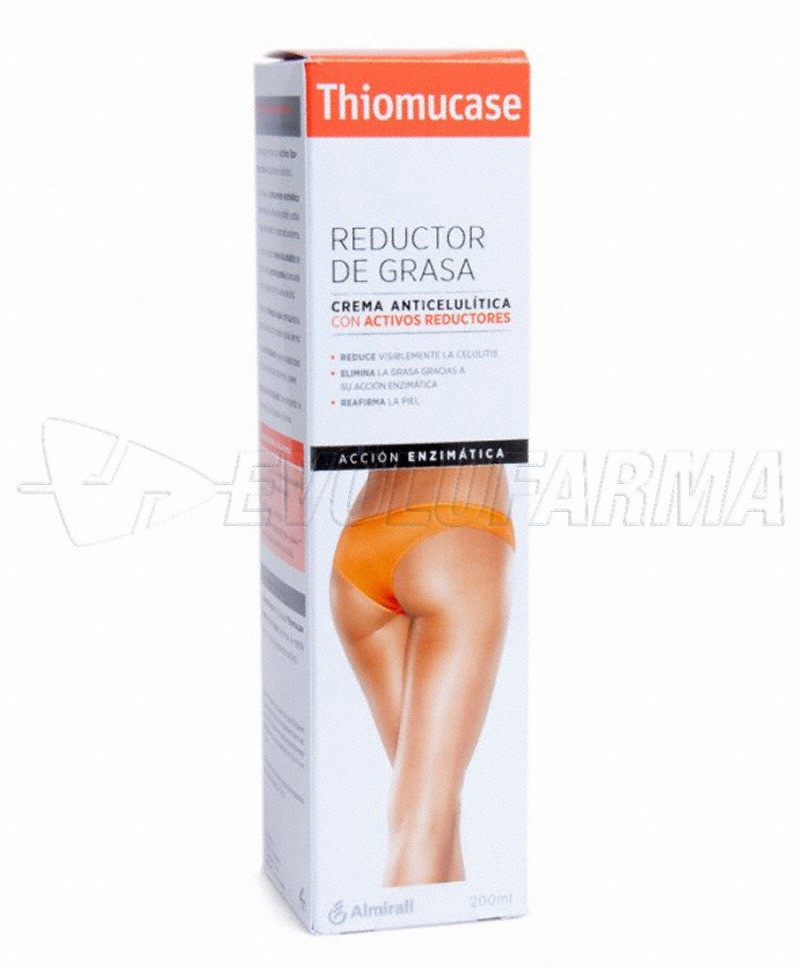 THIOMUCASE CREMA ANTICELULITICA. Envase 200 ml.