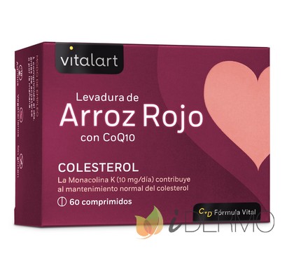 VITALART ARROZ ROJO COQ10 60 COMP