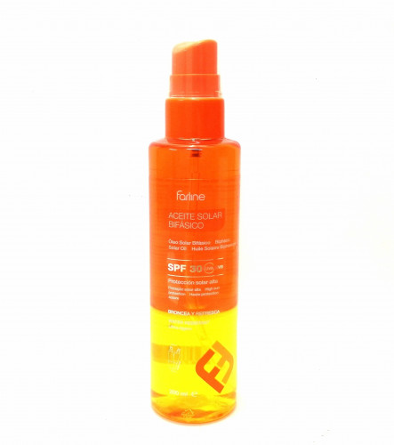 FARLINE ACEITE SOLAR BIFASICO SPF 30 200ML