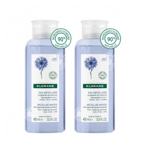 AGUA FLORAL DESMAQUILLANTE AL ACIANO CALMANTE PACK DUO 400 MLX 2 U