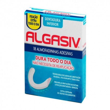 ALGASIV ALMOHADILLAS ADHESIVAS PROTESIS 18 U INFERIOR