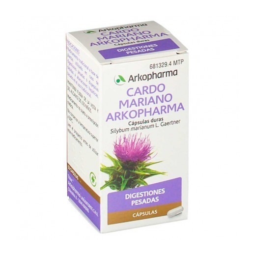 CARDO MARIANO ARKOPHARMA CAPSULAS DURAS, 45 cápsulas
