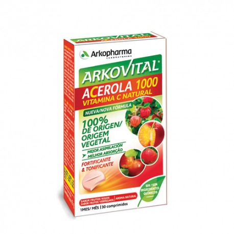 ARKOVITAL ACEROLA 1000 30 COMPRIMIDOS