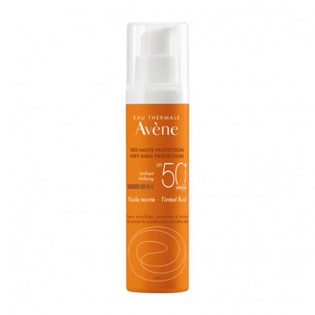 AVENE FLUIDO COLOREADO SIN PERFUME 50+