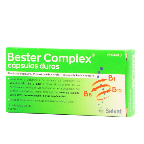BESTER COMPLEX CÁPSULAS DURAS , 30 cápsulas
