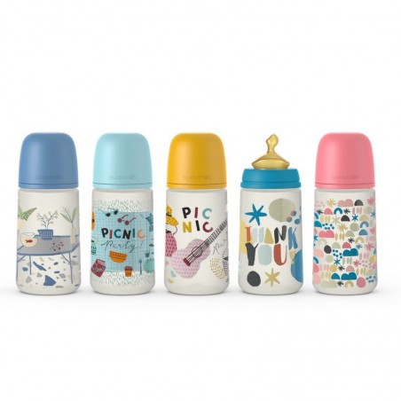 Biberon 0 Bpa First Choice Polipropileno Latex - Nuk Erase Una Vez (2 Meses 300 Ml )