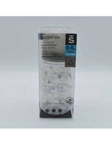 BIBERON T SILICONA SUAVINEX T1M 270 ML