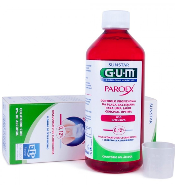 GUM® PAROEX® COLUTORIO CLORHEXIDINA 500ML