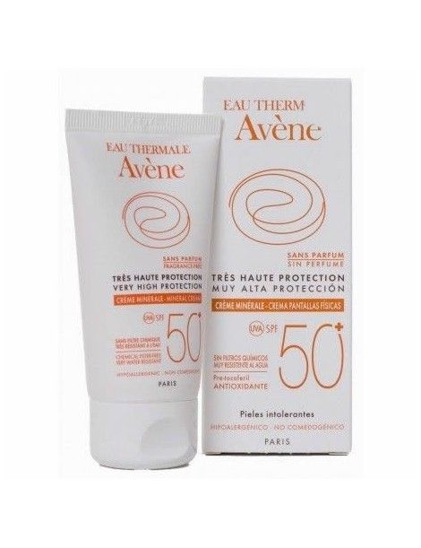 AVENE CREMA 50+ PANTALLAS FÍSICAS