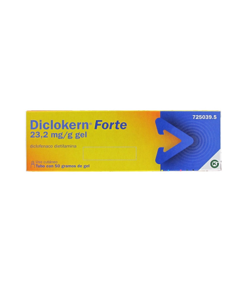 DICLOKERN FORTE 23,2 MG/G GEL, 1 tubo de 50 g