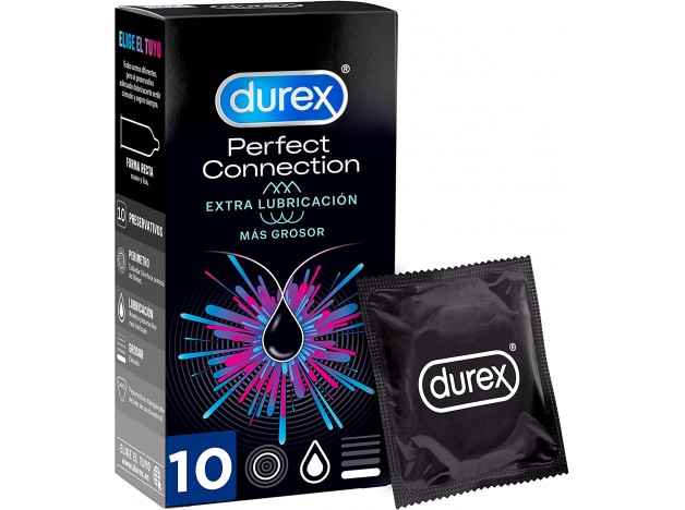 DUREX PERFECT CONNECTION PRESERVATIVOS 10 PRESERVATIVOS
