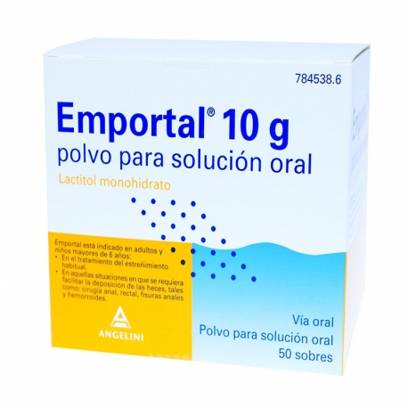EMPORTAL 10 g  POLVO PARA SOLUCION ORAL , 50 sobres