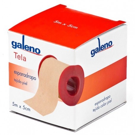 ESPARADRAPO GALENO TELA PIEL 5 M X 5 CM ESPARADRAPO GALENO TELA PIEL 5 M X 5 CM
