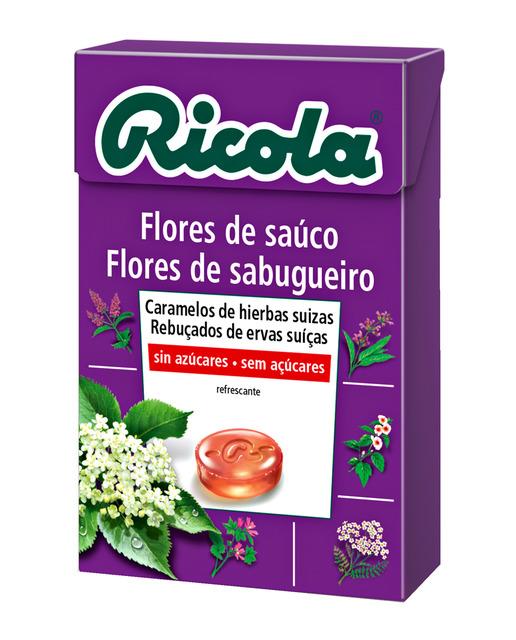 Caramelos Ricola Flor de Saúco 50 g Ricola
