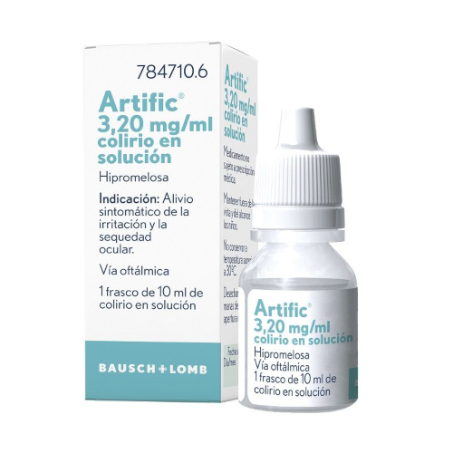 ARTIFIC 3,20 mg/ml COLIRIO EN SOLUCION , 1 frasco de 10 ml