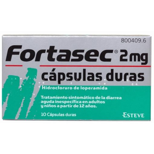 FORTASEC 2 mg CAPSULAS DURAS 10 cápsulas