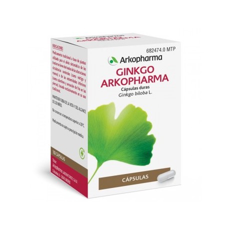 GINKGO ARKOPHARMA cápsulas duras , 100 cápsulas