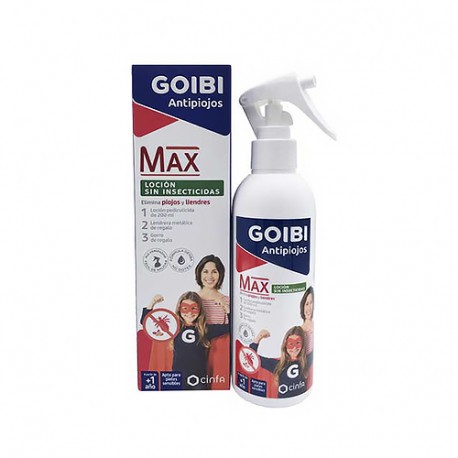 GOIBI ANTIPIOJOS MAX LOCION SIN INSECTICIDAS 1 ENVASE 200 ML