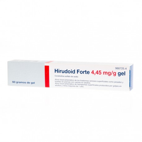 HIRUDOID FORTE 4,45 mg/g GEL, 1 tubo de 60 g