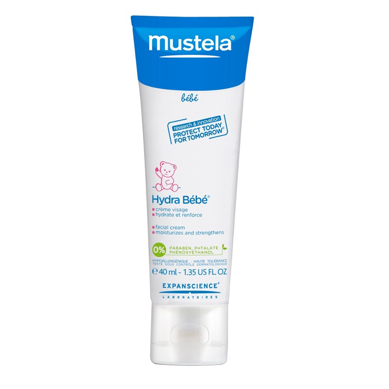 MUSTELA HYDRA BEBÉ CARA. Envase 40 ml.