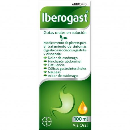 IBEROGAST GOTAS ORALES EN SOLUCION, 1 frasco de 100 ml