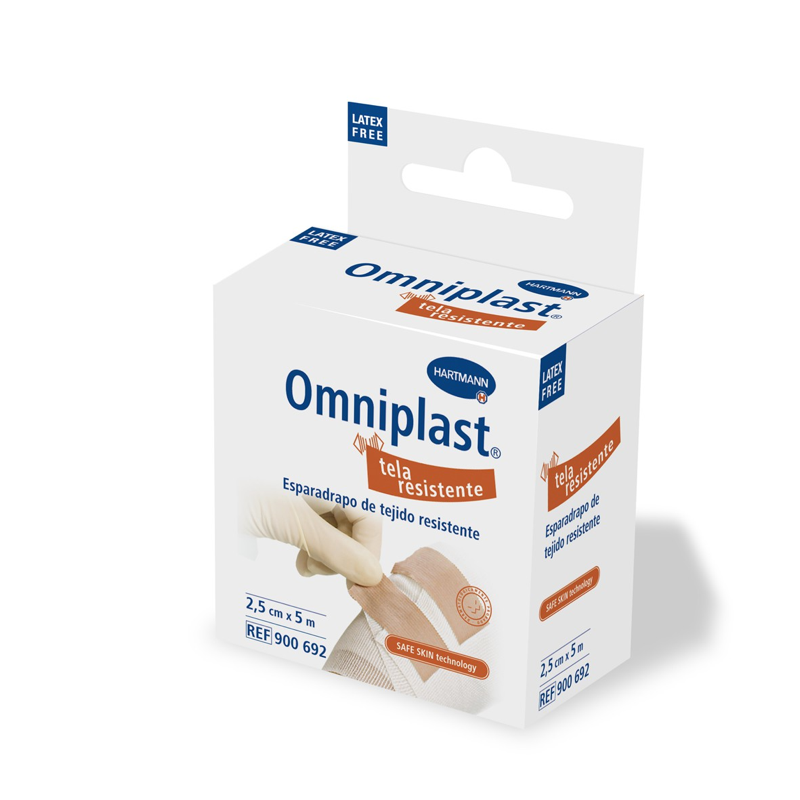 HARTMANN OMNIPLAST 5 M X 1,25 CM BLANCO