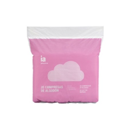 INTERAPOTHEK COMPRESAS DE ALGODON  20 U
