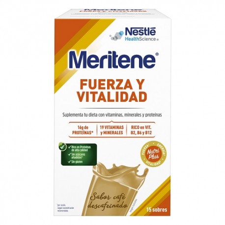MERITENE  30 G 15 SOBRES CAFE DESCAFEINADO
