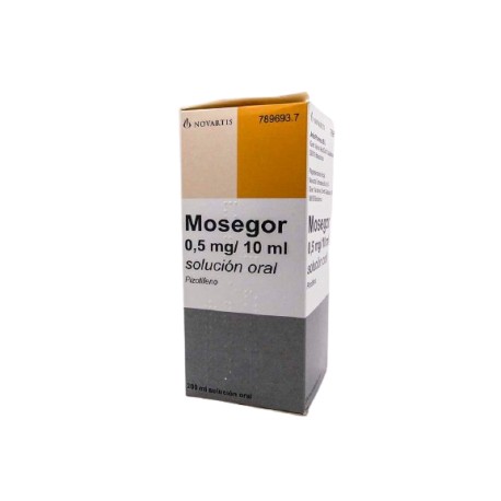MOSEGOR 0,5 mg/10 ml SOLUCION ORAL, 1 frasco de 200 ml
