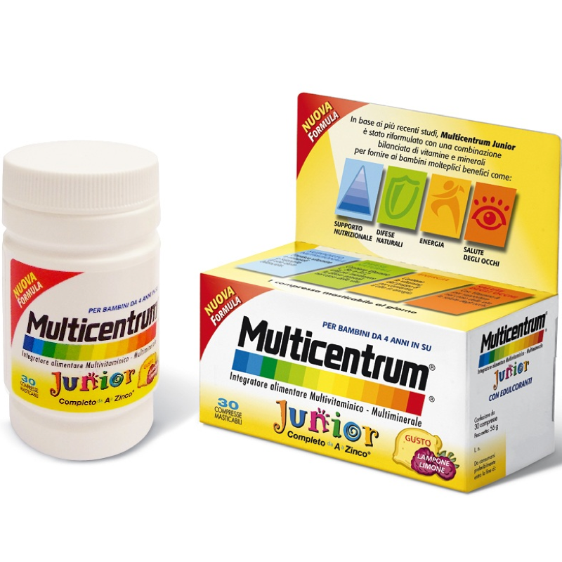 MULTICENTRUM JUNIOR 30 COMPRIMIDOS