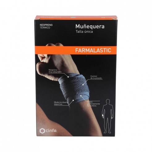 MUÑEQUERA FARMALASTIC NEOPRENO T- UNICA
