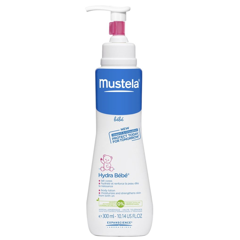 MUSTELA HYDRA-BEBÉ LECHE CORPORAL. Envase de 300 ml.