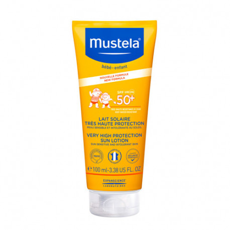MUSTELA LECHE SOLAR MUY ALTA PROTECCION SPF 50+ 150 ML