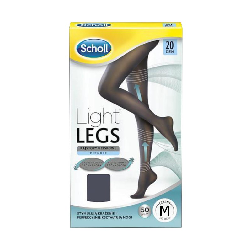 DR. SCHOLL LIGHT LEGS 20 DEN TALLA M-NEGRO