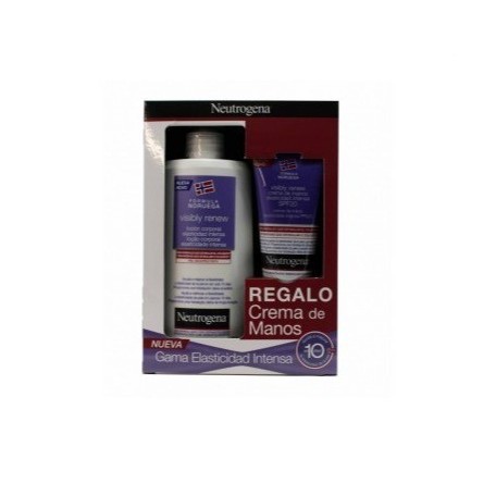 NEUTROGENA PACK VISIBLY RENEW ELASTICIDAD INTENSA 400ML + CREMA DE MANOS SPF20 75ML NEUTROGENA PACK VISIBLY RENEW ELASTICIDAD INTENSA 400ML + CREMA DE MANOS SPF20 75ML