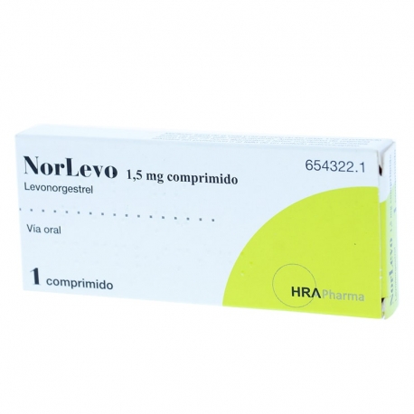 NORLEVO 1,5 mg COMPRIMIDO , 1 comprimido