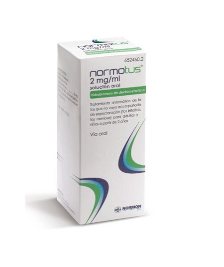NORMOTUS 2 mg/ml solución oral , 1 frasco de 200 ml
