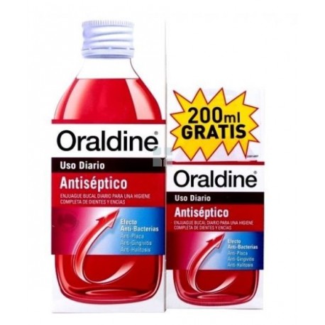 ORALDINE ANTISEPTICO PACK 400 ML +200 ML ORALDINE ANTISEPTICO PACK 400 ML +200 ML