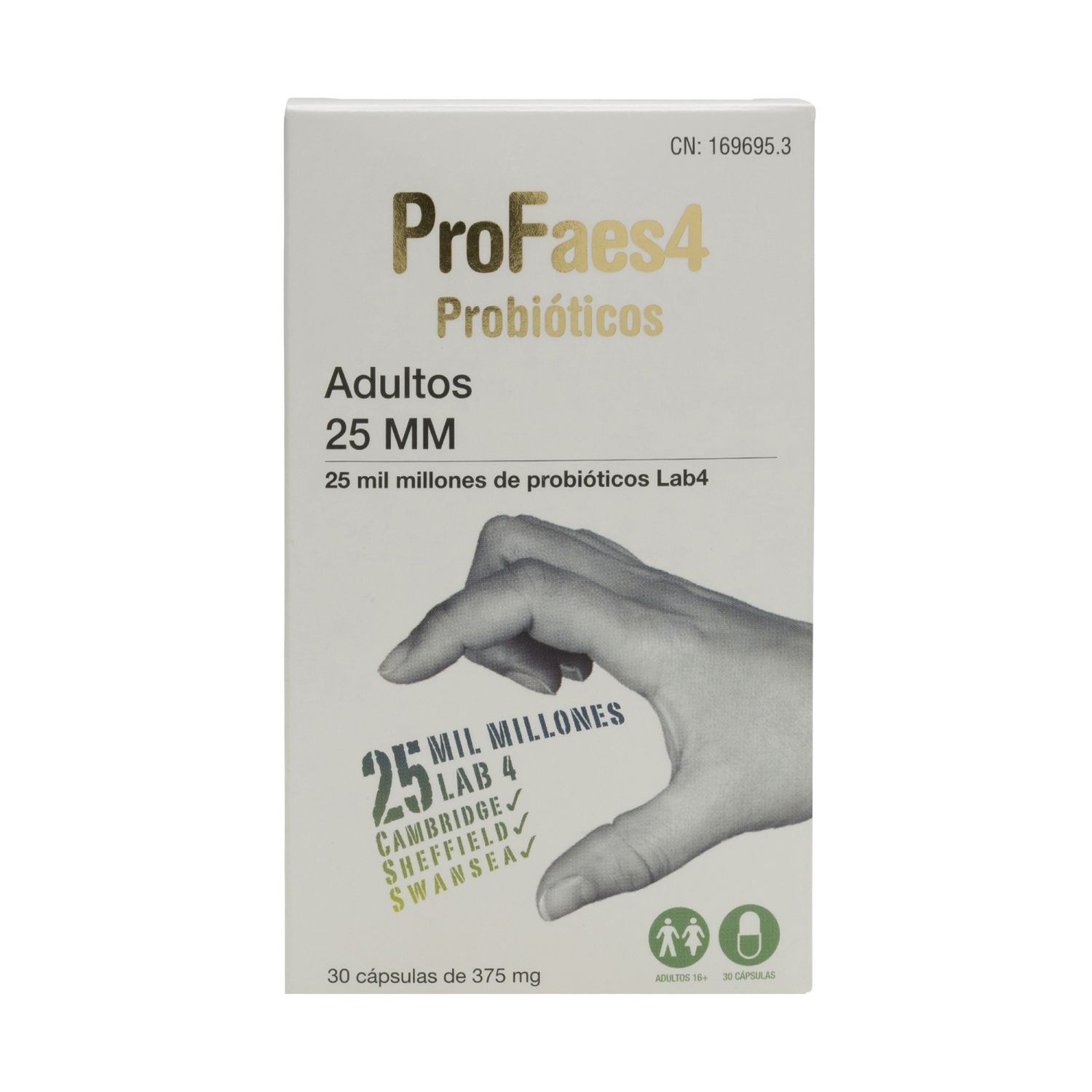 ProFaes4 Probióticos Adultos 25MM 30 Cápsulas