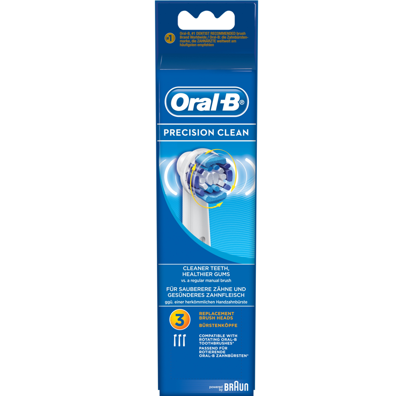 ORAL-B RECAMBIO PRECISION CLEAN 3 UDS