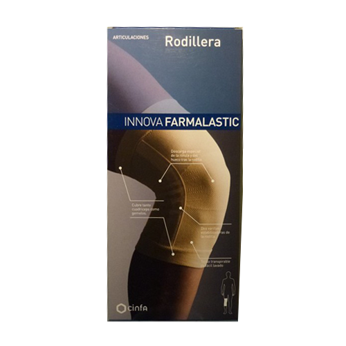 RODILLERA FARMALASTIC INNOVA COLOR BEIGE T-GRANDE