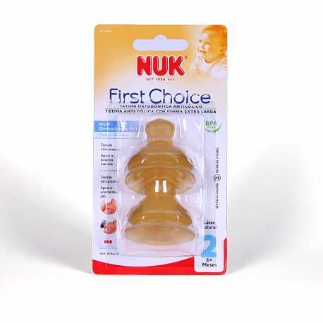 NUK TETINA LATEX  FIRST CHOICE LECHE T-1 2 UNI