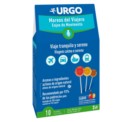 URGO MAREOS DEL VIAJERO 10 PIRULETAS URGO MAREOS DEL VIAJERO 10 PIRULETAS