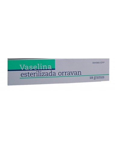 VASELINA ESTERILIZADA PURA ORRAVAN POMADA , 1 tubo de 18 g VASELINA ESTERILIZADA PURA ORRAVAN POMADA , 1 tubo de 18 g
